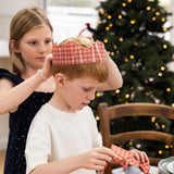 10 Pack Christmas Paper Crown Hats - Heirloom Holly Christmas - Pure Apotheca