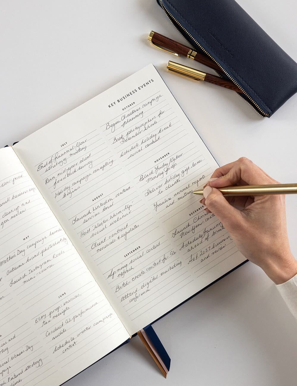 2026 Business Planner - Midnight - Pure Apotheca