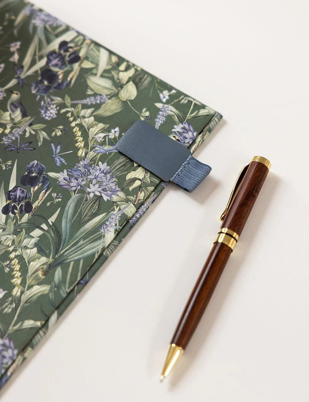 2026 Day to a Page Large Linen Bound Planner - Indigo Haven - Pure Apotheca