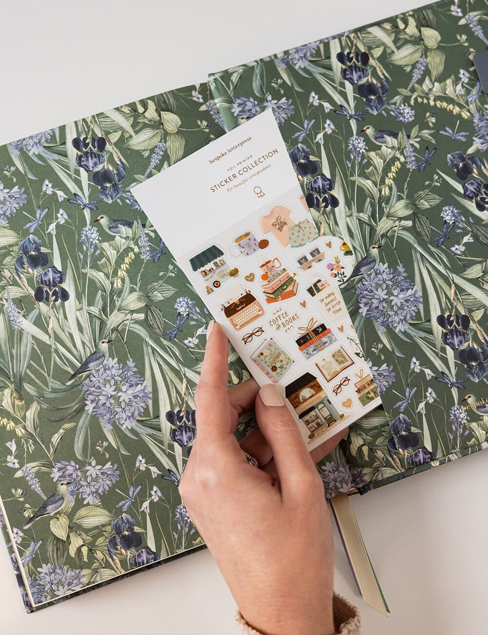 2026 Day to a Page Large Linen Bound Planner - Indigo Haven - Pure Apotheca