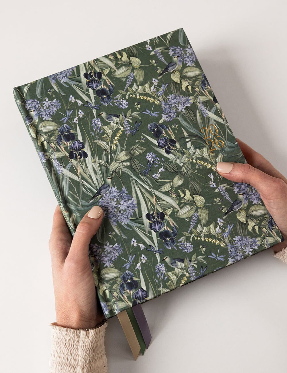 2026 Day to a Page Large Linen Bound Planner - Indigo Haven - Pure Apotheca