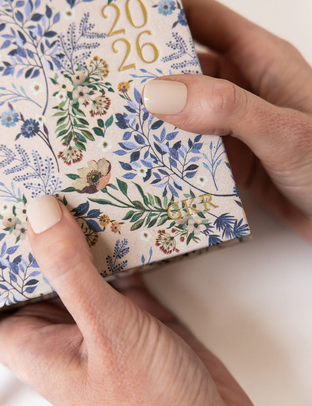 2026 Day to a Page Linen Bound Planner - Bluebuds - Pure Apotheca