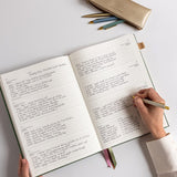 2026 Desktop A4 Linen Bound Planner - Finch - Pure Apotheca