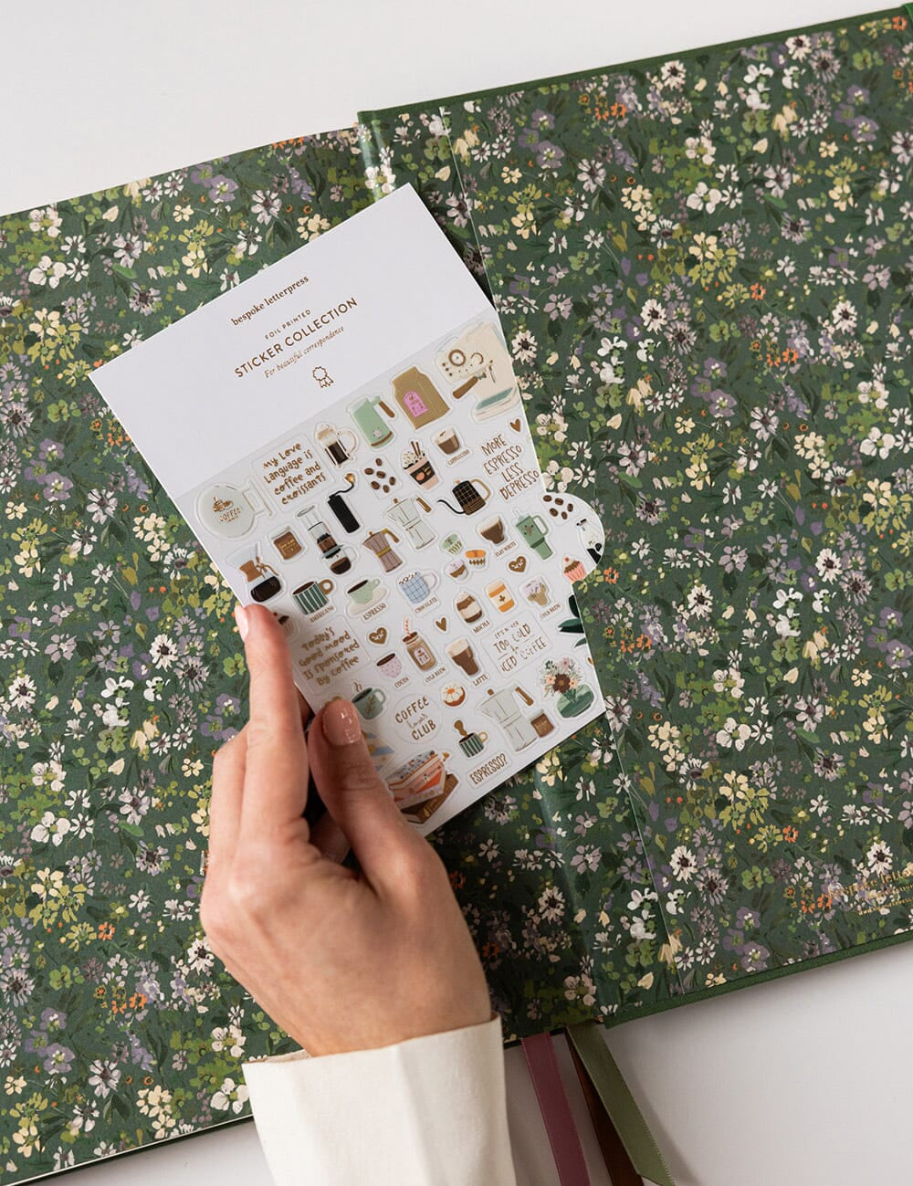2026 Desktop A4 Linen Bound Planner - Finch - Pure Apotheca