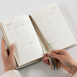 2026 Petite Linen Bound Planner - Dune - Pure Apotheca