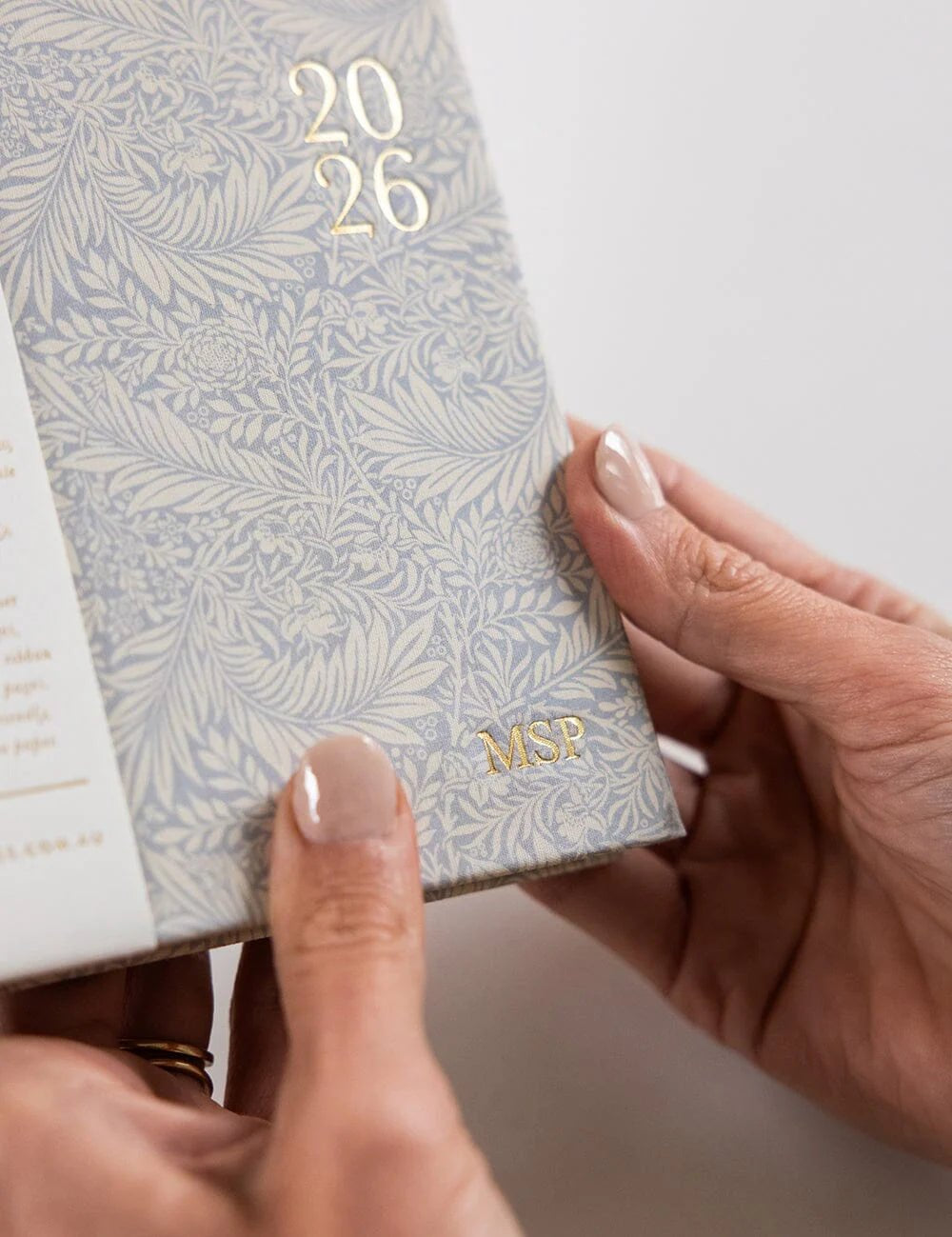 2026 Petite Linen Bound Planner - Dune - Pure Apotheca