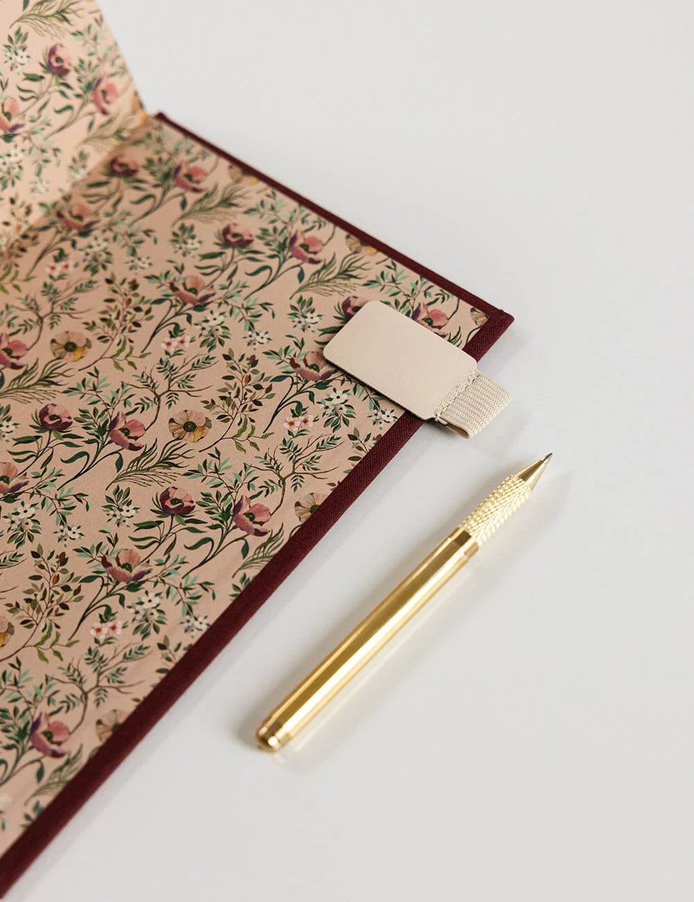 2026 Petite Linen Bound Planner - Mulberry - Pure Apotheca