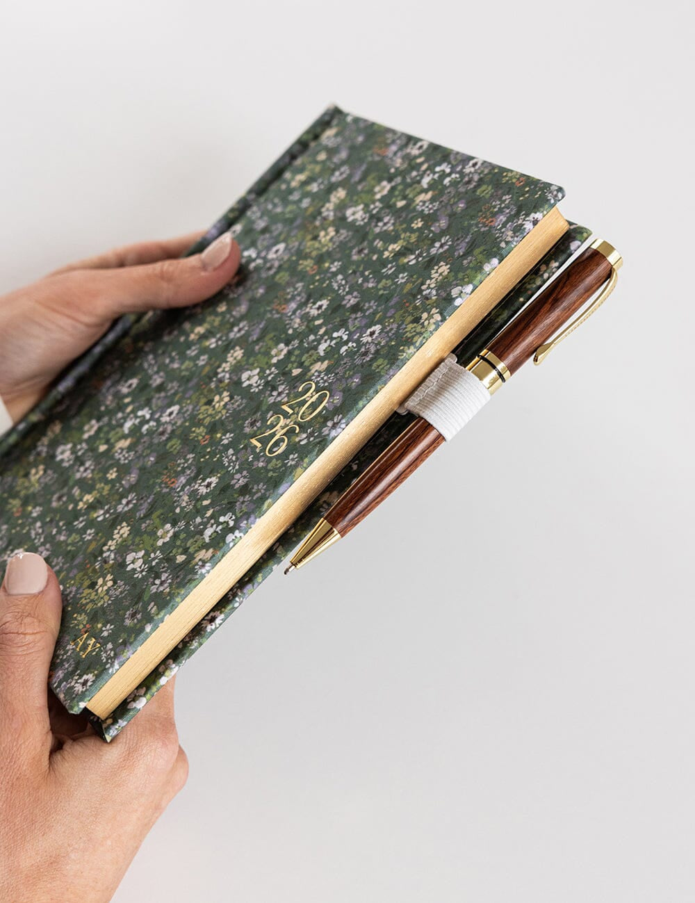 2026 Petite Linen Bound Planner - Summer Perennials - Pure Apotheca