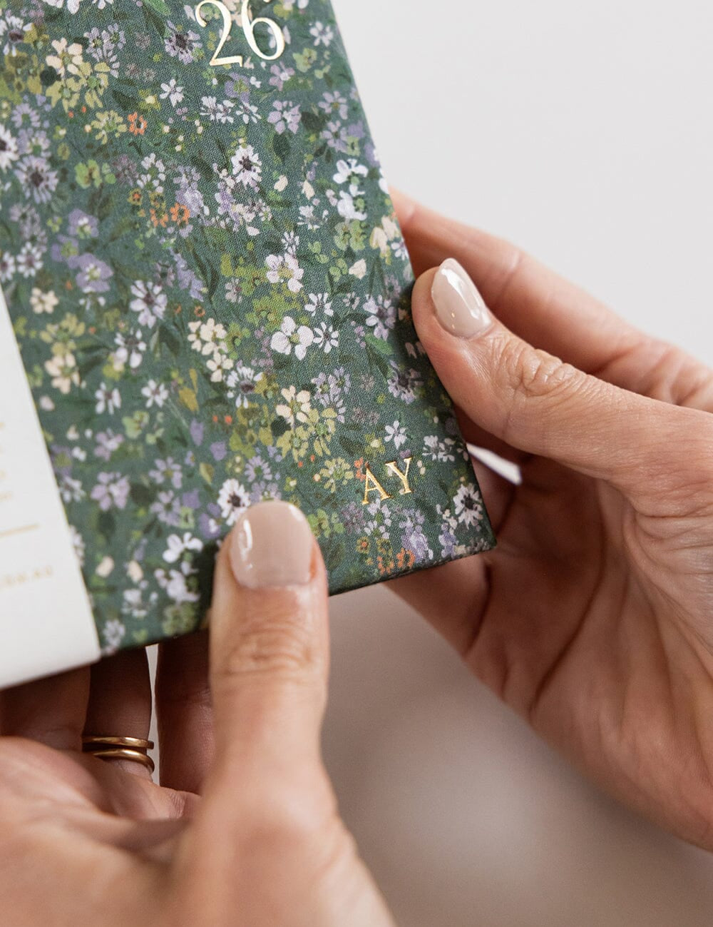 2026 Petite Linen Bound Planner - Summer Perennials - Pure Apotheca
