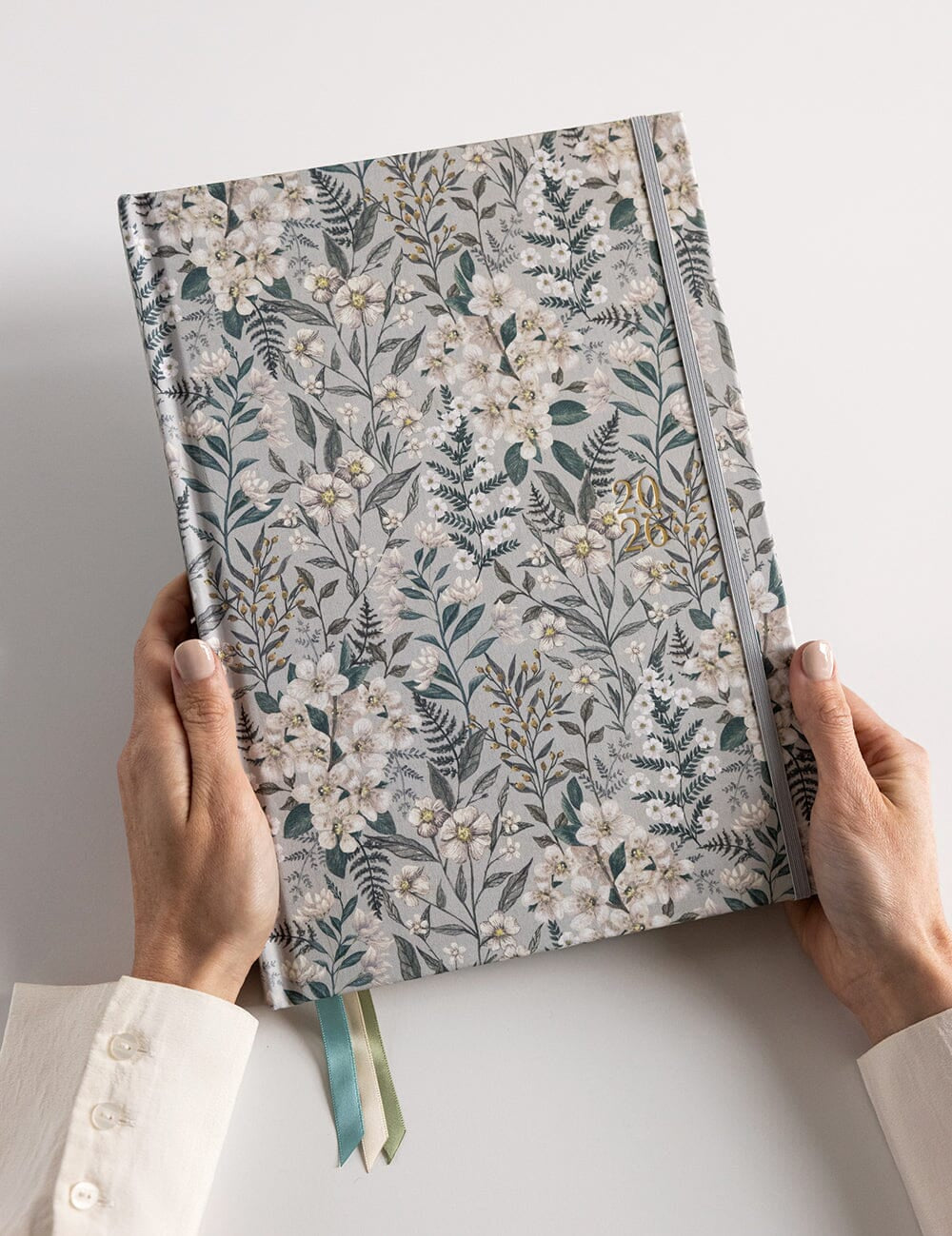 2026 Teachers A4 Planner - Ivory Garden - Pure Apotheca