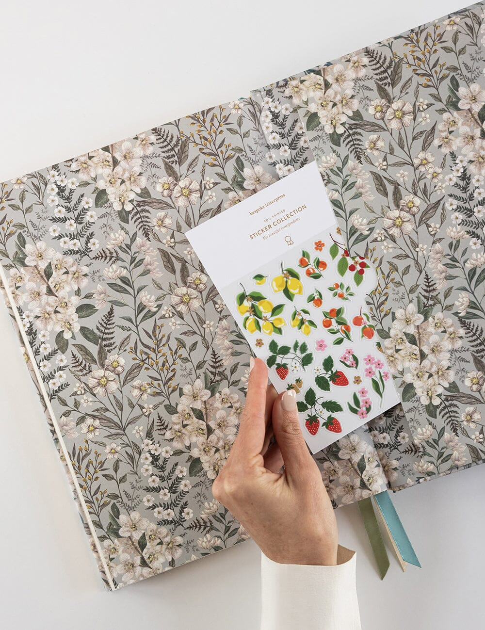 2026 Teachers A4 Planner - Ivory Garden - Pure Apotheca