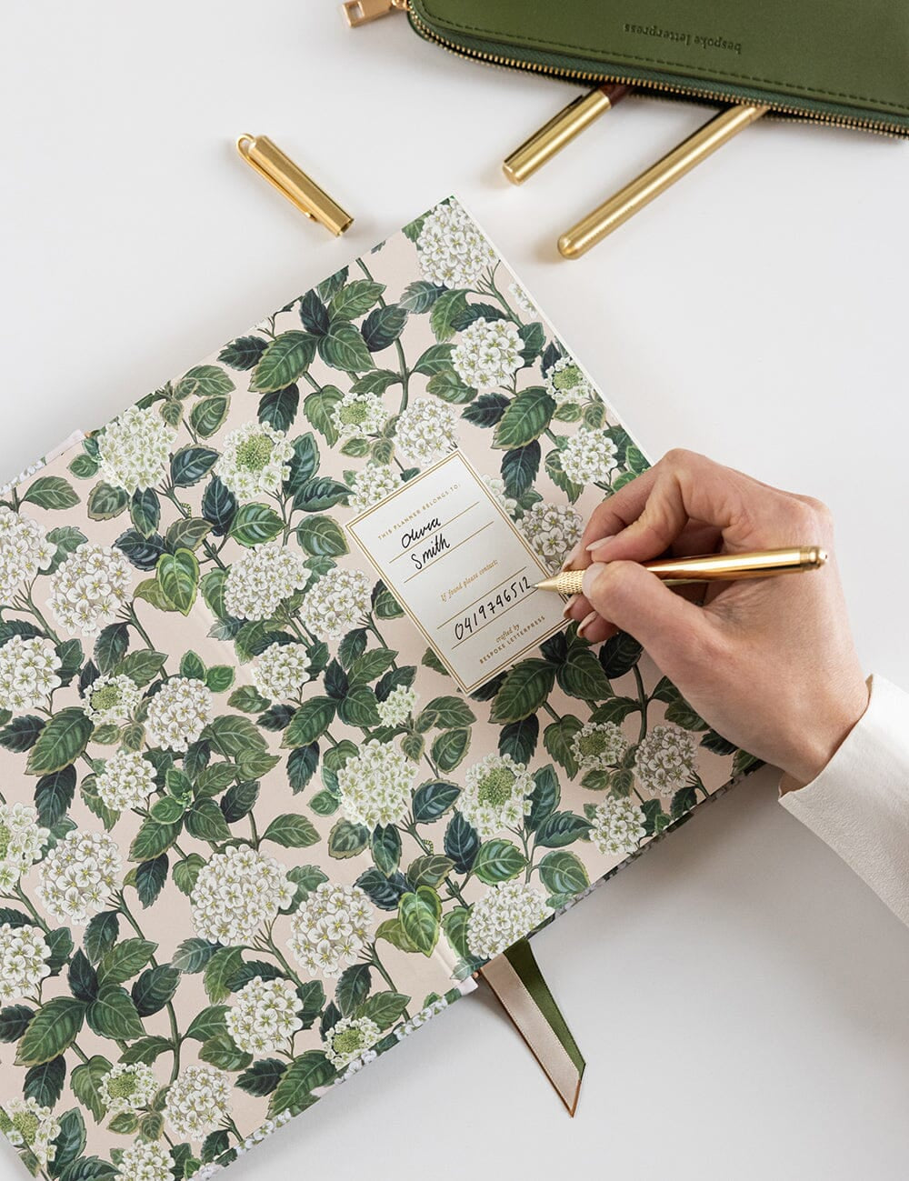 2026 Teachers Desktop Planner - Hydrangea - Pure Apotheca