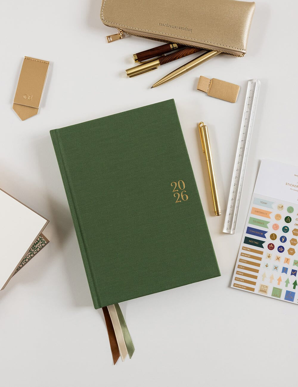 2026 Weekly Academic Student Linen Bound Planner - Finch - Pure Apotheca