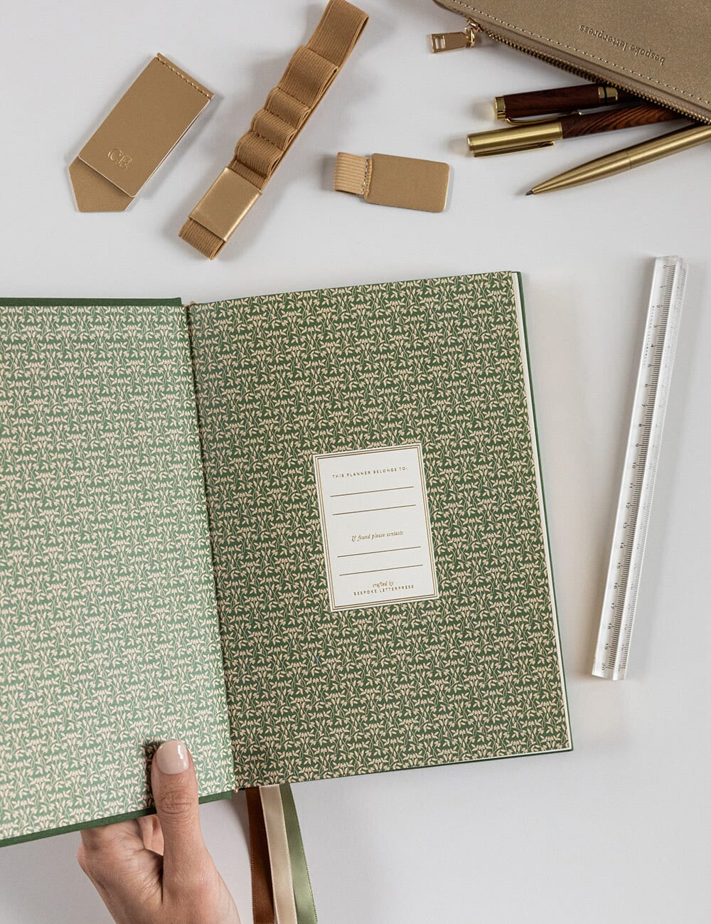 2026 Weekly Academic Student Linen Bound Planner - Finch - Pure Apotheca