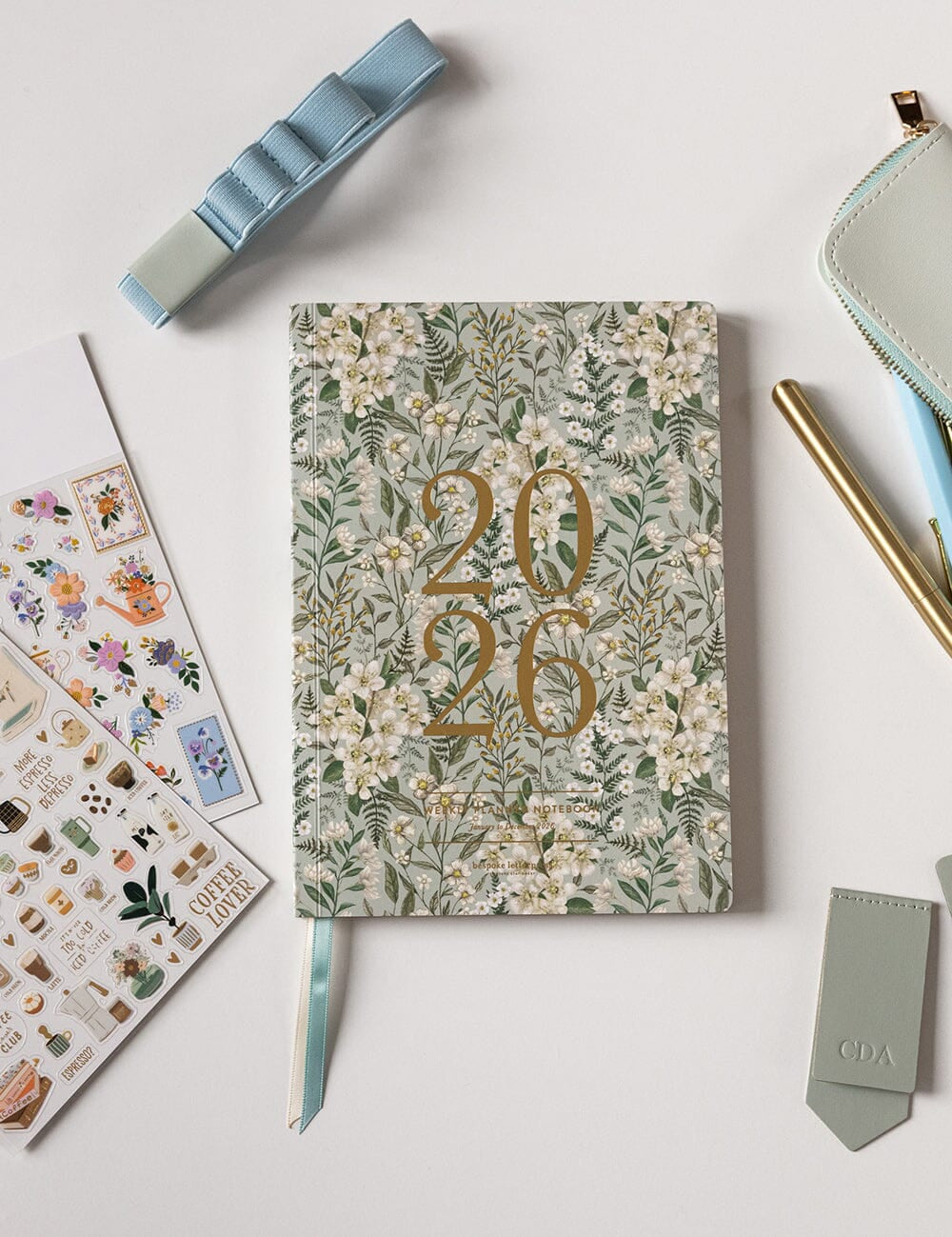 2026 Weekly Planner Notebook - Ivory Garden - Pure Apotheca