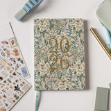 2026 Weekly Planner Notebook - Ivory Garden - Pure Apotheca