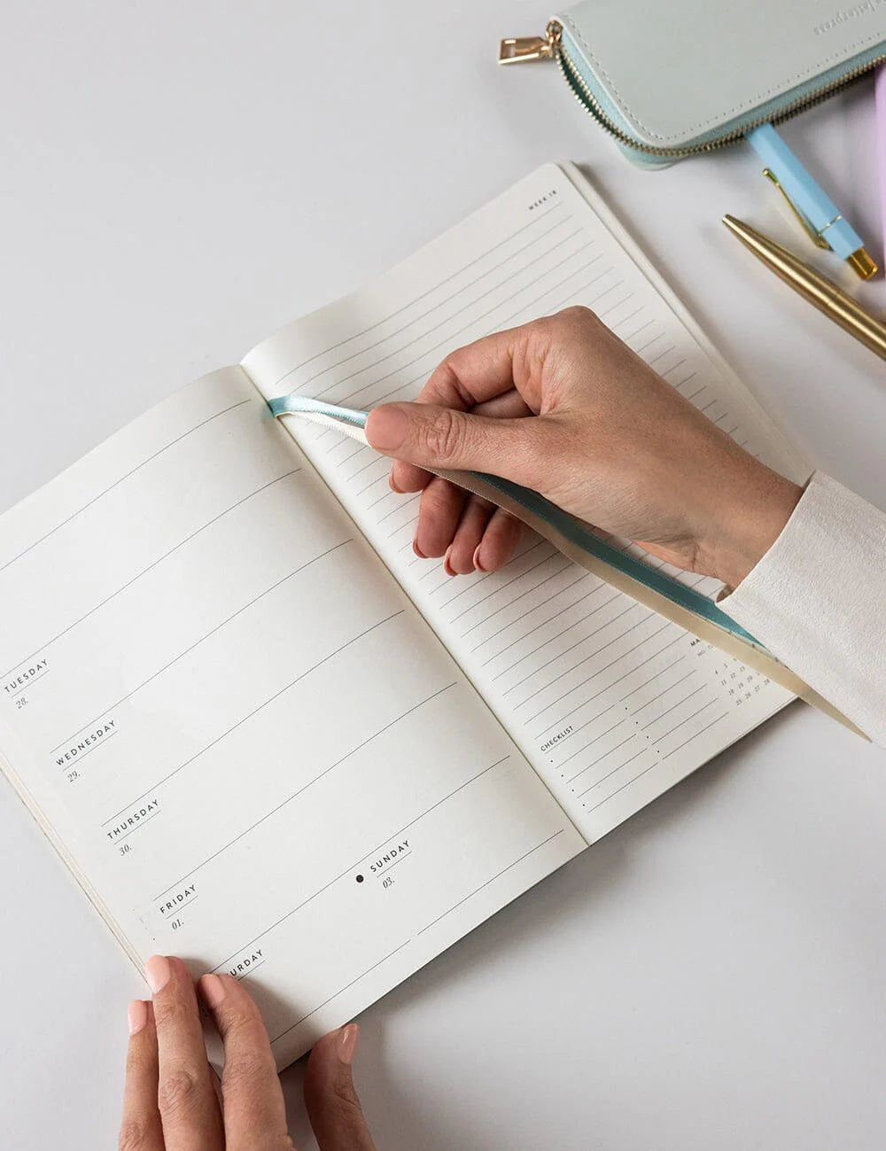 2026 Weekly Planner Notebook - Ivory Garden - Pure Apotheca