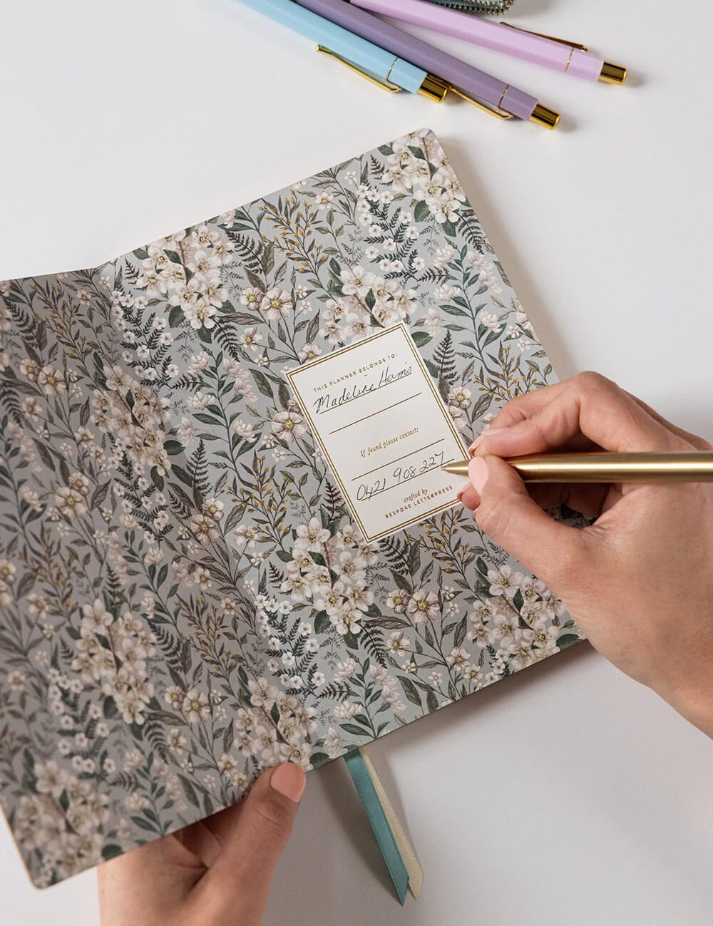 2026 Weekly Planner Notebook - Ivory Garden - Pure Apotheca