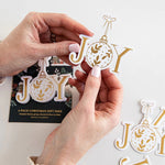 6pk Christmas Gift Tags Joy - Pure Apotheca