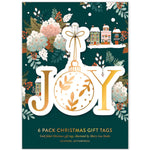 6pk Christmas Gift Tags Joy - Pure Apotheca