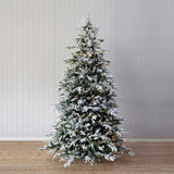 7.5 FT NORWEGIAN PINE SNOW TREE - 800 LED - Pure Apotheca