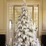 9 FT WINTER FIR SNOW TREE - 650 LED - Pure Apotheca