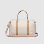 Alexis Stripe Weekender Travel Bag Vanilla - Pure Apotheca