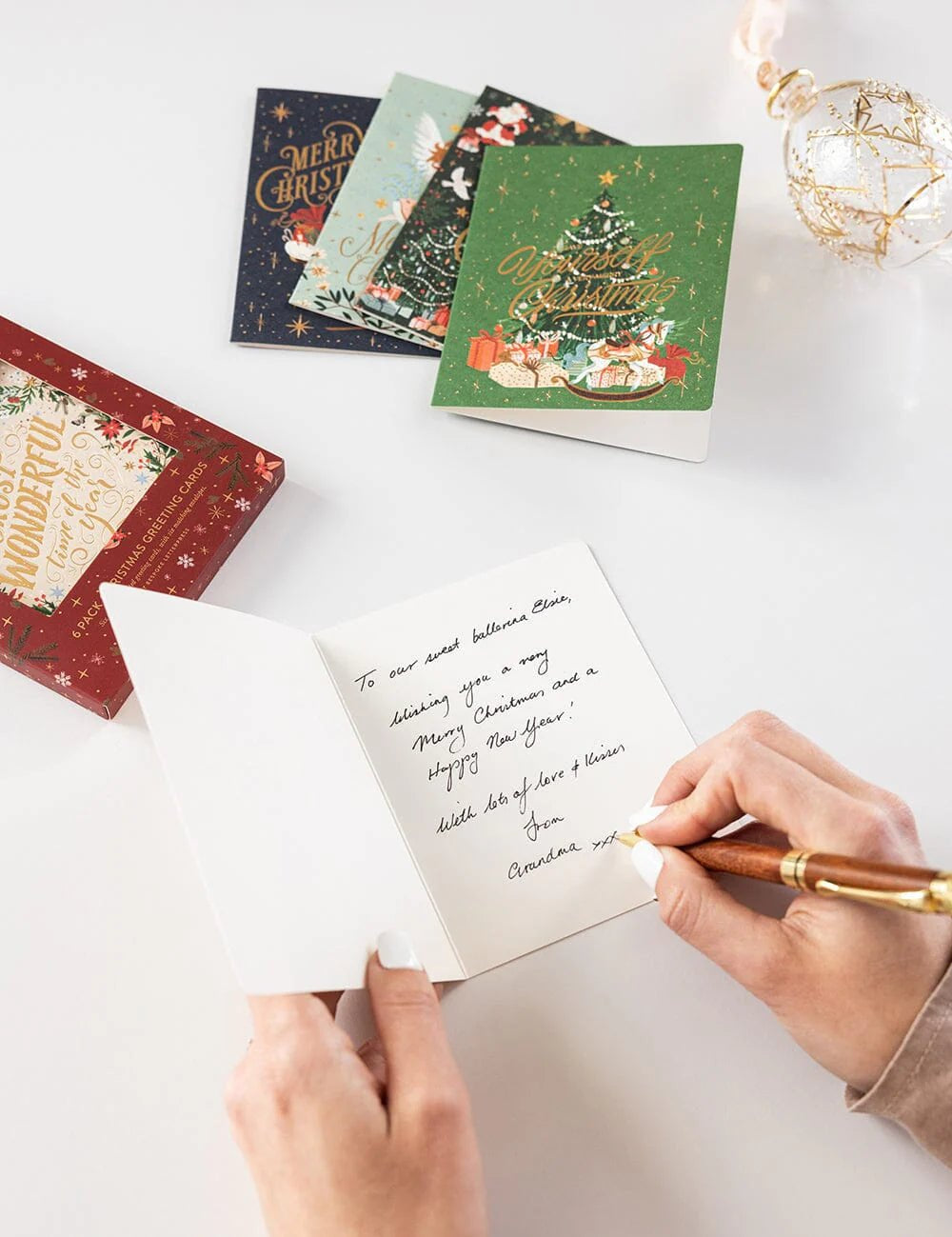 An Enchanted Christmas Christmas Card Box Set 6pk - Pure Apotheca