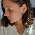 Baby Bow Pearl Gold Stud Earrings - Pure Apotheca