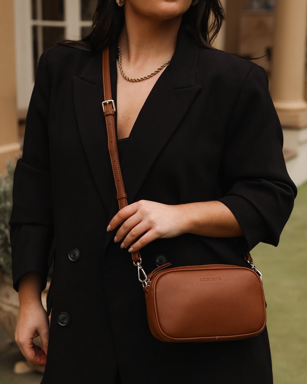 Bianca Crossbody Bag Tan - Pure Apotheca