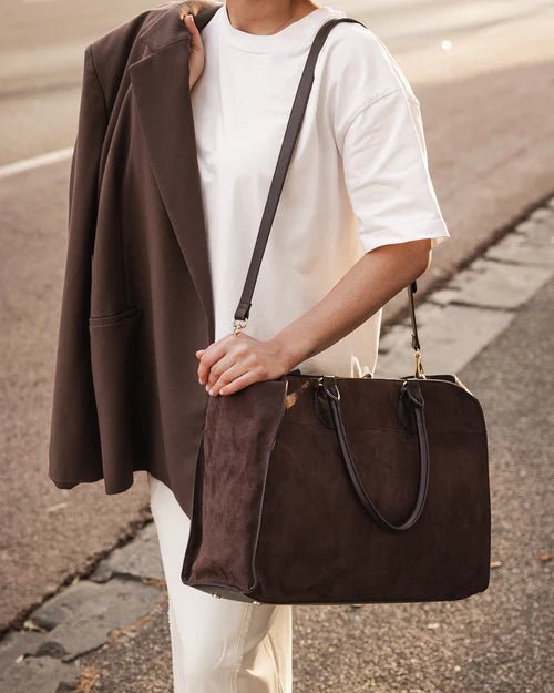 Blair Tote Bag Chocolate - Pure Apotheca