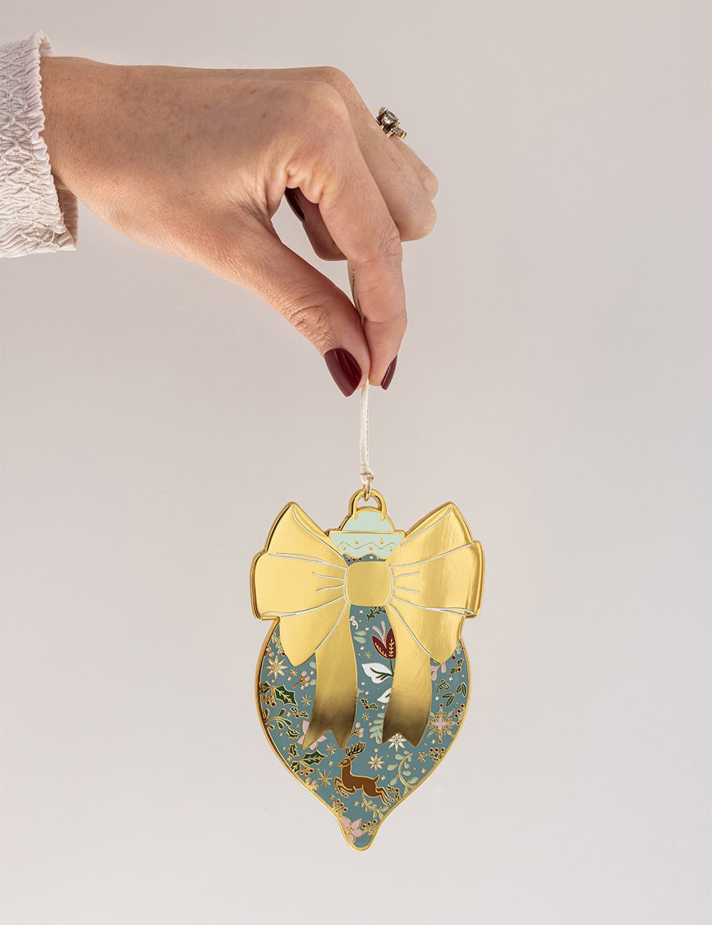 Bow Enamel Ornament - Pure Apotheca