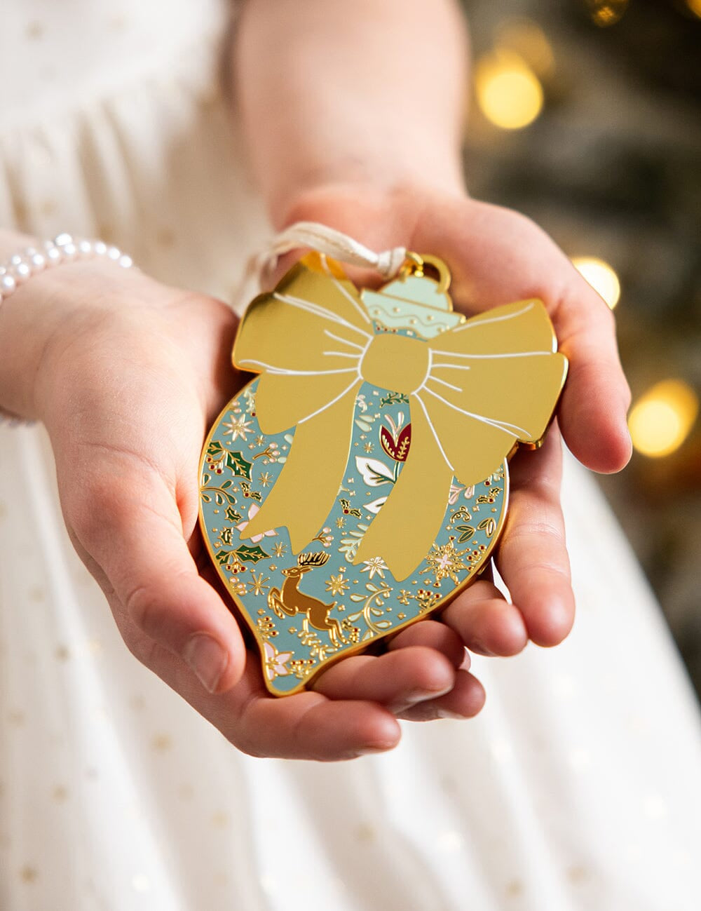 Bow Enamel Ornament - Pure Apotheca