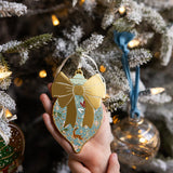 Bow Enamel Ornament - Pure Apotheca