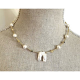 Butterfly Pearl Gold Necklace - Pure Apotheca