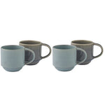 Calice Ceramic Mugs Denim Set/4 - Pure Apotheca