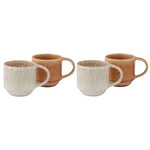Calice Ceramic Mugs Terracotta Set/4 - Pure Apotheca