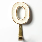 Ceramic Alphabet Hook - O - Pure Apotheca