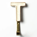Ceramic Alphabet Hook - T - Pure Apotheca