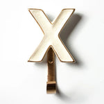 Ceramic Alphabet Hook - X - Pure Apotheca