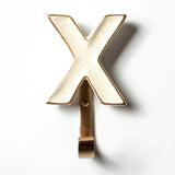 Ceramic Alphabet Hook - X - Pure Apotheca