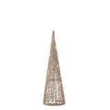 Champagne Embellished Light Up Cone Tree LED 40cm - Pure Apotheca