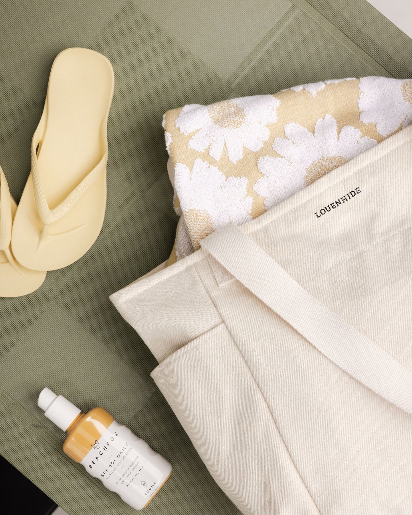 Charlotte Canvas Tote Bag Natural - Pure Apotheca