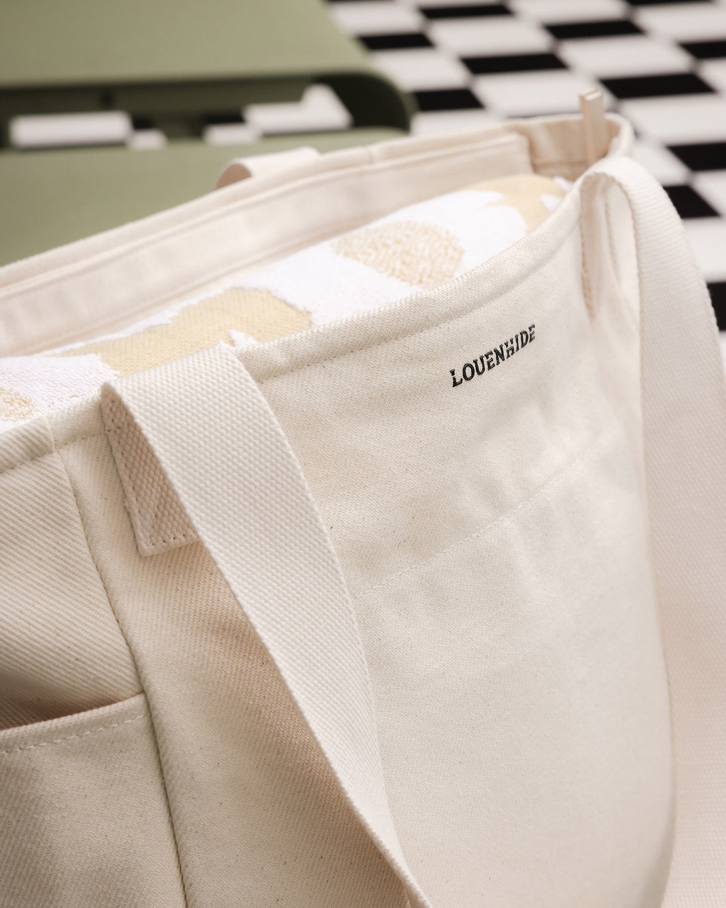 Charlotte Canvas Tote Bag Natural - Pure Apotheca