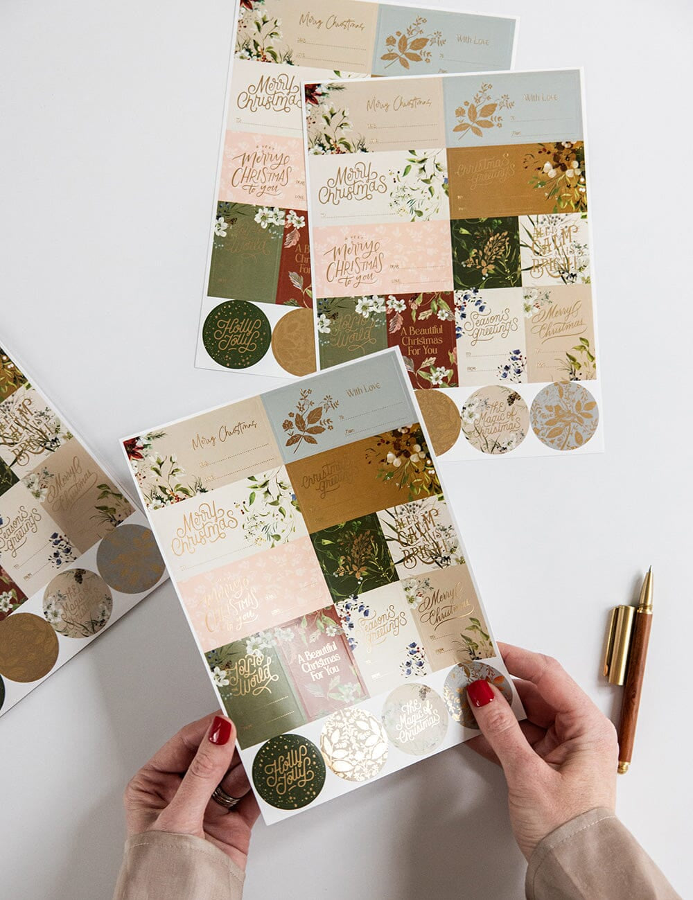 Christmas Garden - Christmas Stickers Pack 45pk - Pure Apotheca