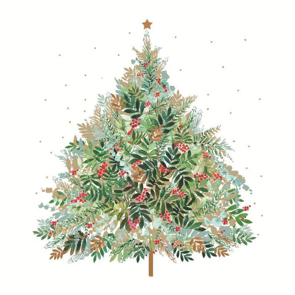 Christmas Hill Tree Napkins 20pk - Pure Apotheca