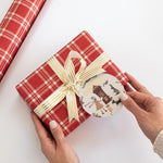 Christmas Red Check Plaid Gift Wrap 3m - Pure Apotheca