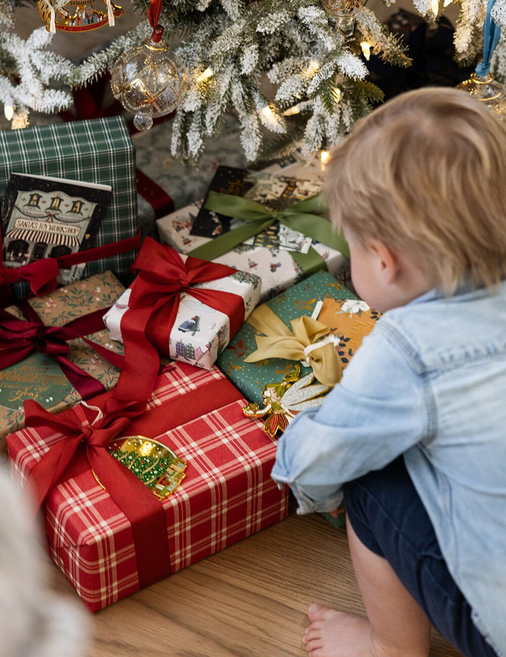 Christmas Red Check Plaid Gift Wrap 3m - Pure Apotheca