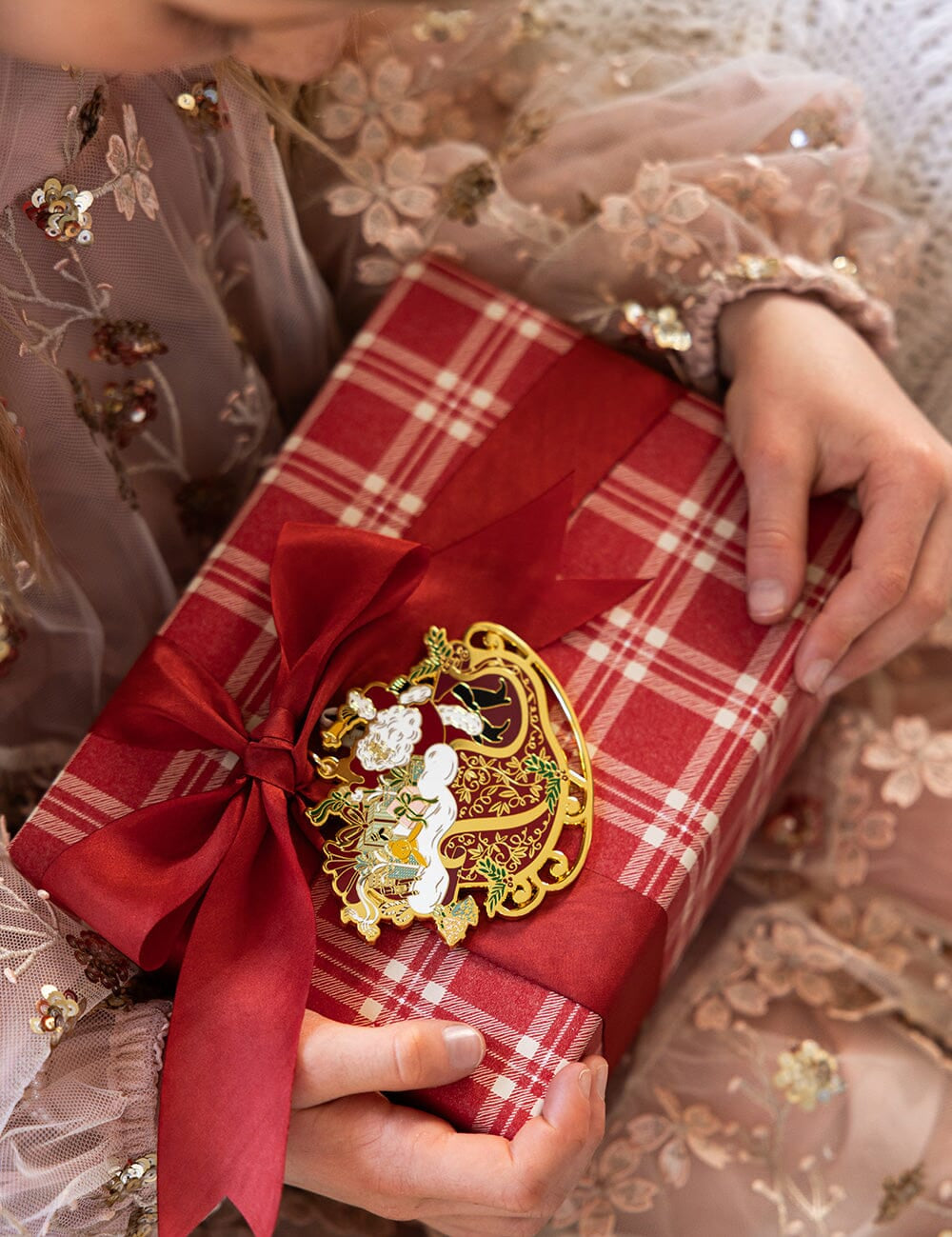 Christmas Red Check Plaid Gift Wrap 3m - Pure Apotheca