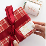 Christmas Red Check Plaid Gift Wrap 3m - Pure Apotheca